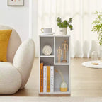 VECELO 3 Shelf Bookcase, Wood Bookshelf and Bookshelves