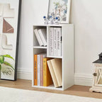 VECELO 3 Shelf Bookcase, Wood Bookshelf and Bookshelves
