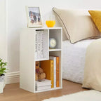 VECELO 3 Shelf Bookcase, Wood Bookshelf and Bookshelves