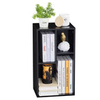 VECELO 3 Shelf Bookcase, Wood Bookshelf and Bookshelves