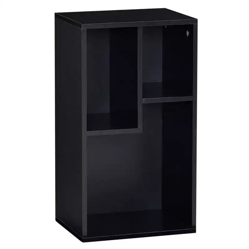 VECELO 3 Shelf Bookcase, Wood Bookshelf and Bookshelves