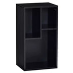 VECELO 3 Shelf Bookcase, Wood Bookshelf and Bookshelves