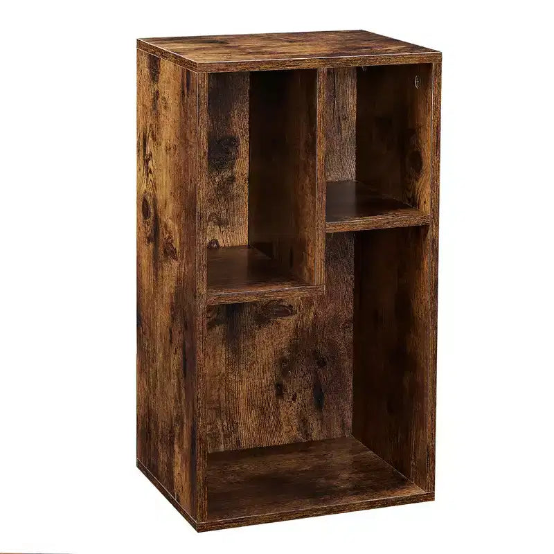 VECELO 3 Shelf Bookcase, Wood Bookshelf and Bookshelves