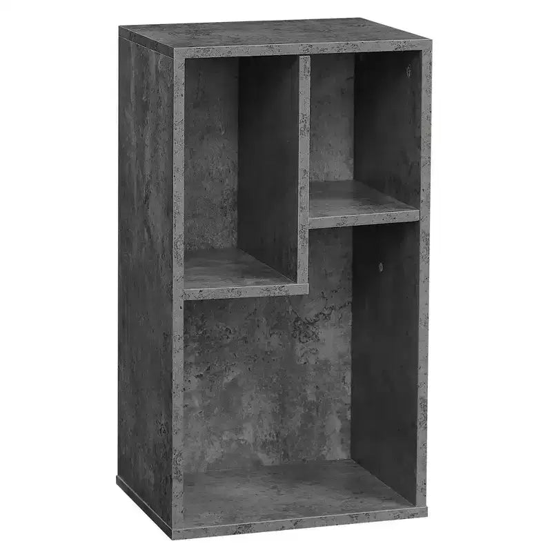 VECELO 3 Shelf Bookcase, Wood Bookshelf and Bookshelves