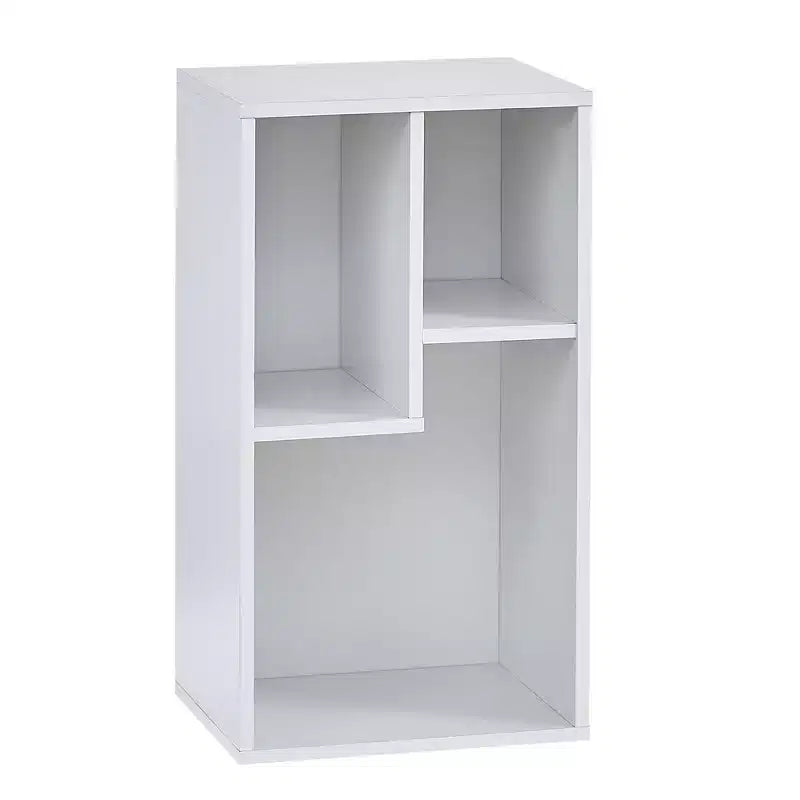 VECELO 3 Shelf Bookcase, Wood Bookshelf and Bookshelves