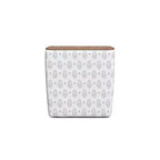 Storage Ottoman with Wood Top - HomePop