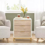 Lantine Wooden 3 Drawers Nightstand