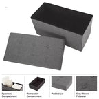 Hasting Home 30-Inch Folding Storage Ottoman with Removable Bin