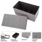 Hasting Home 30-Inch Folding Storage Ottoman with Removable Bin