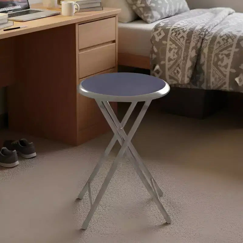 Hasting Home Backless 18-Inch Folding Stool with 225lb Capacity