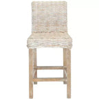 Tobie Rattan Counter Stool - BST6501 - Safavieh
