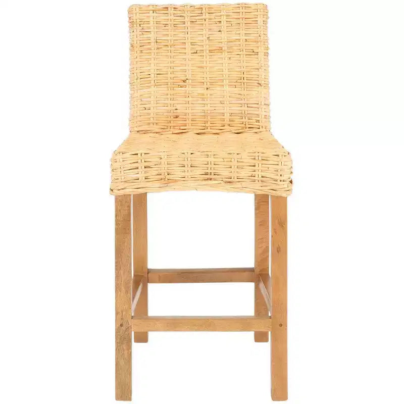 Tobie Rattan Counter Stool - BST6501 - Safavieh