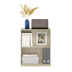 Furinno 2-Tier Open Bookshelf Bookcase Night Stand End Table Bed/Sofa Side Storage Display Cabinet,Metropolitan Pine