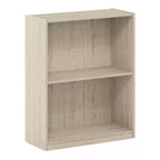 Furinno 2-Tier Open Bookshelf Bookcase Night Stand End Table Bed/Sofa Side Storage Display Cabinet,Metropolitan Pine
