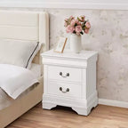 Yaheetech Modern 2-drawer Nightstand Bedside Table
