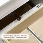 Yaheetech Modern 2-drawer Nightstand Bedside Table