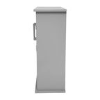 Flash Furniture Vega Wall Mounted Bathroom Medicine Cabinet Storage Organizer with Magnetic Closure Doors, Adjustable Shelf, and Lower Open Shelf