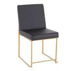 Set of 2 Fuji High Back Dining Chairs - LumiSource