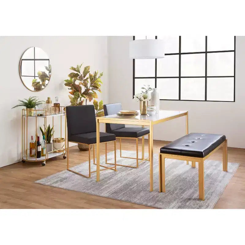 Set of 2 Fuji High Back Dining Chairs - LumiSource