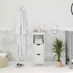 Merrick Lane Mobile Bagno a 2 Cassetti con Ripiano a Giorno