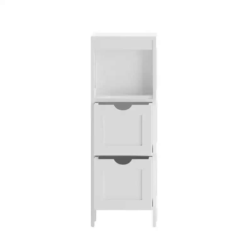 Merrick Lane Mobile Bagno a 2 Cassetti con Ripiano a Giorno