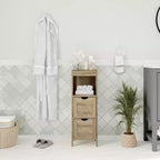 Merrick Lane Mobile Bagno a 2 Cassetti con Ripiano a Giorno