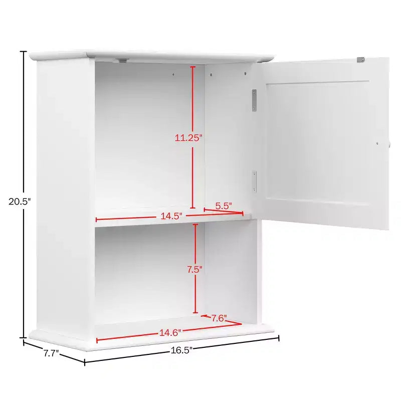 Organizzatore per bagno Lavish Home - Armadietto dei medicinali o scaffale sopra il WC