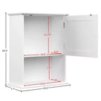Organizzatore per bagno Lavish Home - Armadietto dei medicinali o scaffale sopra il WC