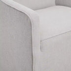 Madison Park Hamilton Slipcover Dining Arm Chair with Casters