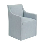Madison Park Hamilton Slipcover Dining Arm Chair with Casters