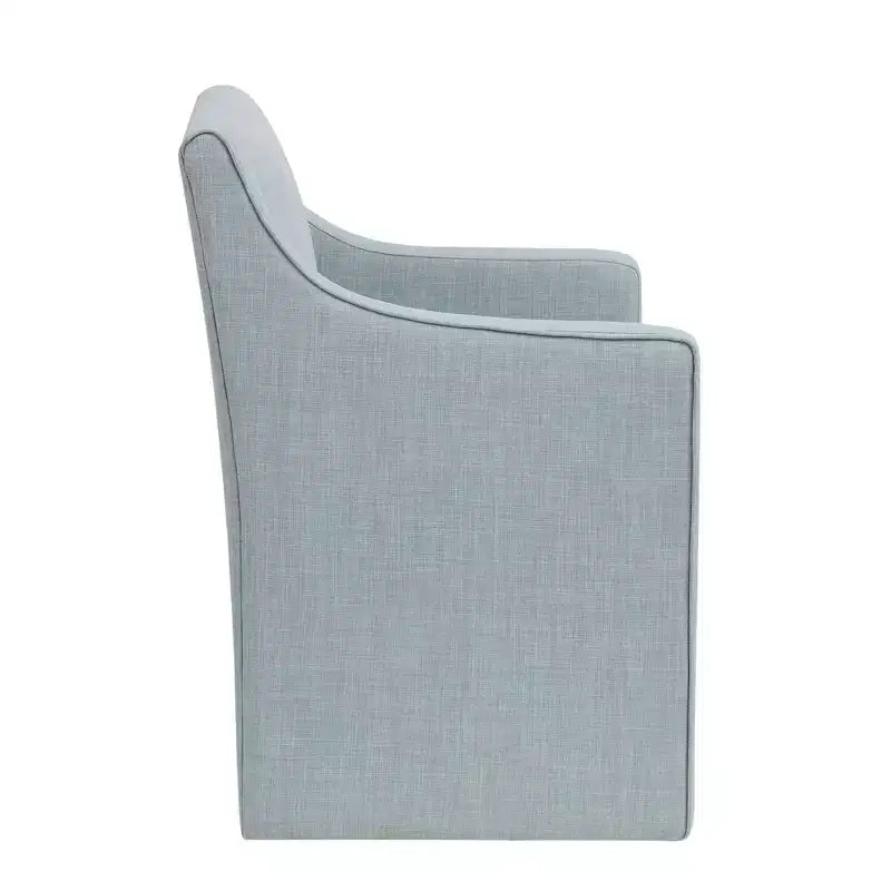 Madison Park Hamilton Slipcover Dining Arm Chair with Casters