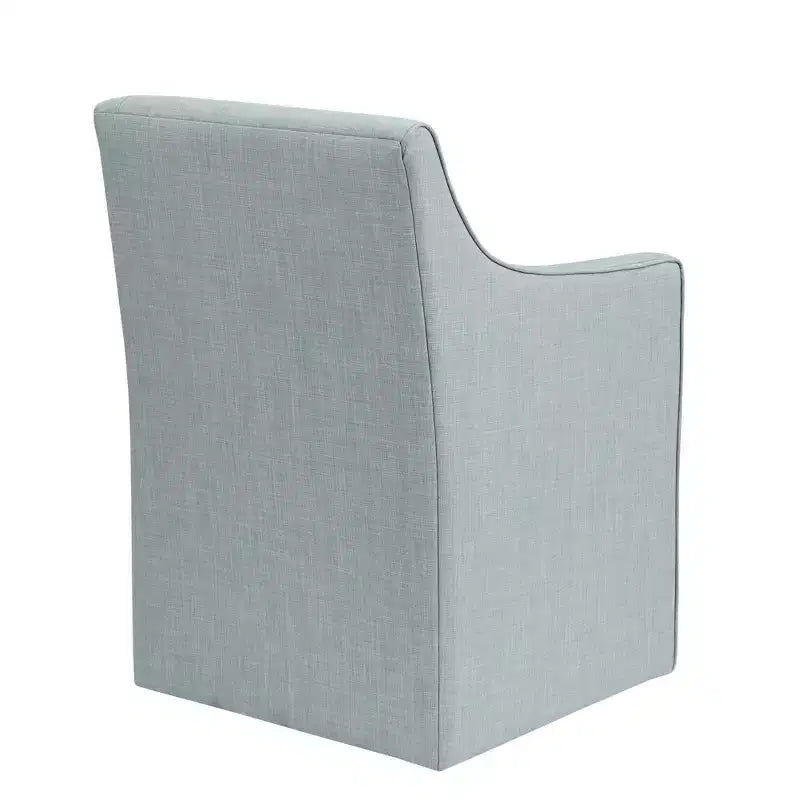 Madison Park Hamilton Slipcover Dining Arm Chair with Casters