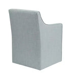Madison Park Hamilton Slipcover Dining Arm Chair with Casters