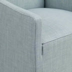 Madison Park Hamilton Slipcover Dining Arm Chair with Casters
