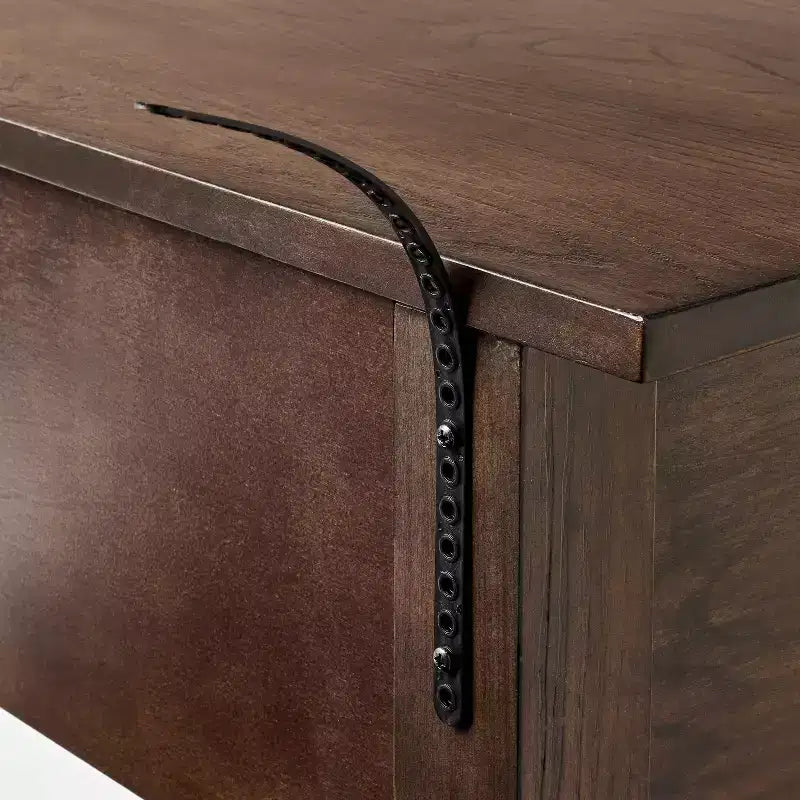 Palma Arched Console Table Dark Brown - Threshold designed with Studio McGee