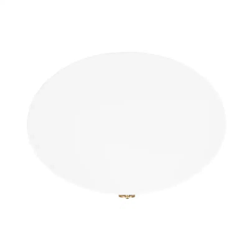 Kate and Laurel Decklyn Glam Oval Side Table