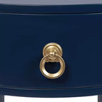 Kate and Laurel Decklyn Glam Oval Side Table