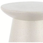 JONATHAN Y Brady 16.25 Minimalist Modern Drum Indoor/Outdoor Accent Table