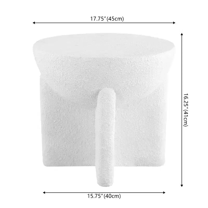 JONATHAN Y Brady 16.25 Minimalist Modern Drum Indoor/Outdoor Accent Table