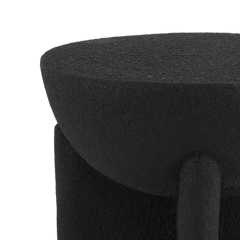 JONATHAN Y Brady 16.25 Minimalist Modern Drum Indoor/Outdoor Accent Table