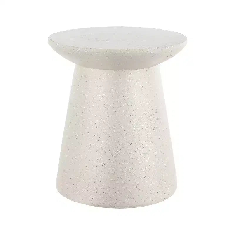 JONATHAN Y Brady 16.25 Minimalist Modern Drum Indoor/Outdoor Accent Table