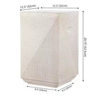 JONATHAN Y Adrian 20.75 Contemporary Minimalist Square Indoor/Outdoor Accent Table