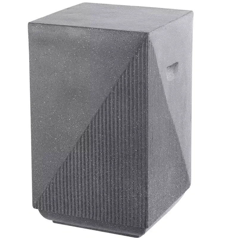 JONATHAN Y Adrian 20.75 Contemporary Minimalist Square Indoor/Outdoor Accent Table