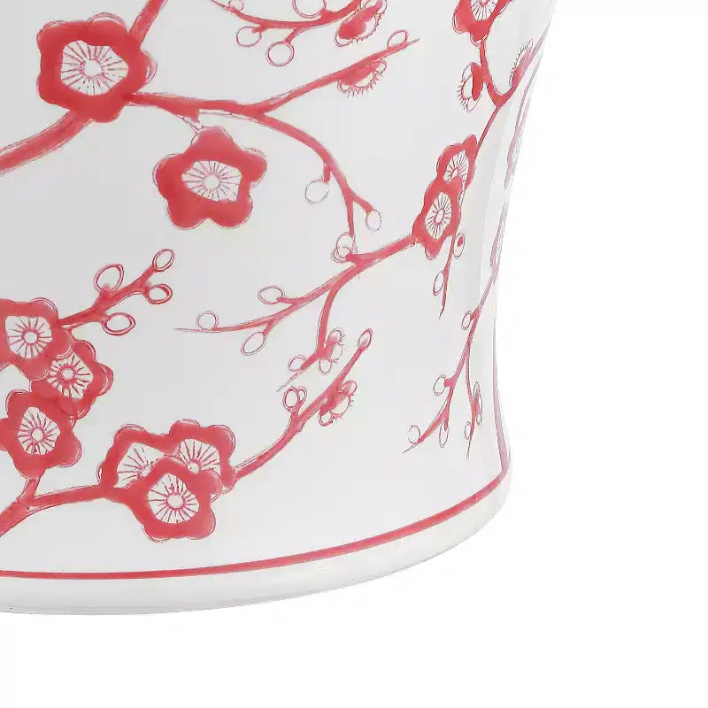 JONATHAN Y Cherry Blossom 17.7 Ceramic Garden Stool/Accent Table