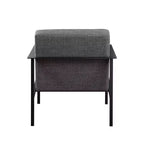 Sedia accentata fissa in metallo Comfort Pointe Milano