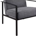 Sedia accentata fissa in metallo Comfort Pointe Milano