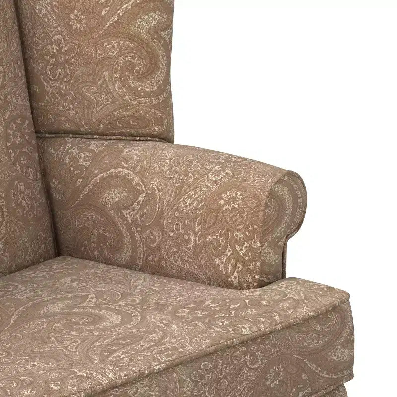 Comfort Pointe Paisley Traditional Wingback Accent Chair