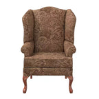 Comfort Pointe Paisley Traditional Wingback Accent Chair