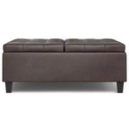 WyndenHall Elliot Large Square Coffee Table Storage Ottoman