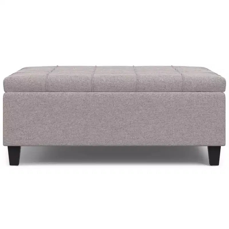 WyndenHall Elliot Large Square Coffee Table Storage Ottoman